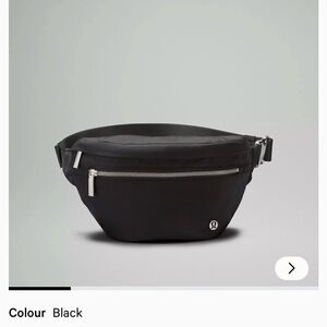 NWT Lululemon City Adventurer Black Belt Bag